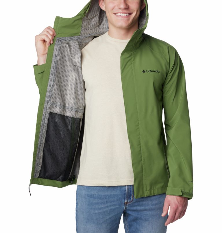 Chaqueta Columbia Earth Explorer Shell Impermeable Verde Mujer