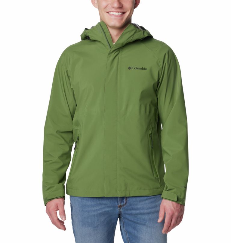 Chaqueta Columbia Earth Explorer Shell Impermeable Verde Mujer