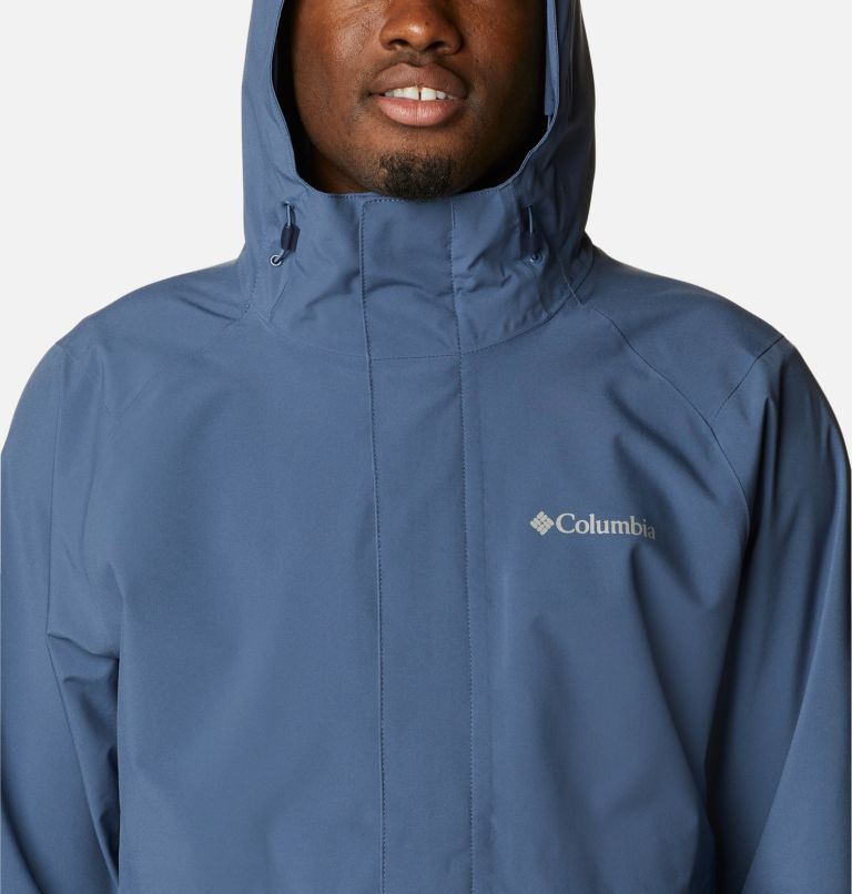 Veste Imperméable Columbia Earth Explorer Bleu Homme