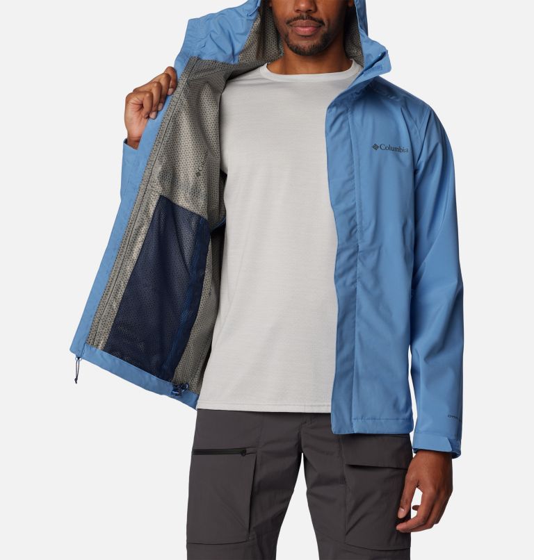 Men’s Earth Explorer Waterproof Shell Jacket, Color: Skyler, image 5