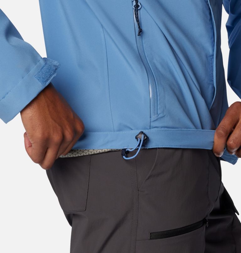 Men’s Earth Explorer Waterproof Shell Jacket, Color: Skyler, image 8