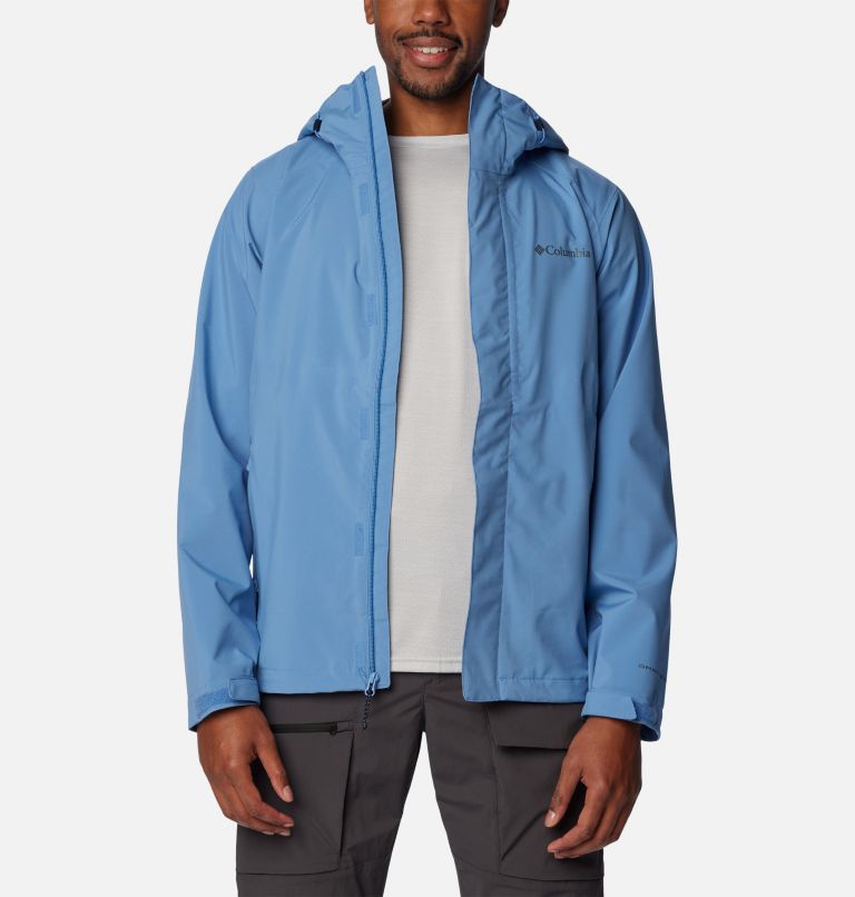 Men’s Earth Explorer Waterproof Shell Jacket, Color: Skyler, image 9