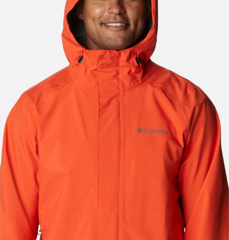 Men’s Earth Explorer Waterproof Shell Jacket, Color: Red Quartz