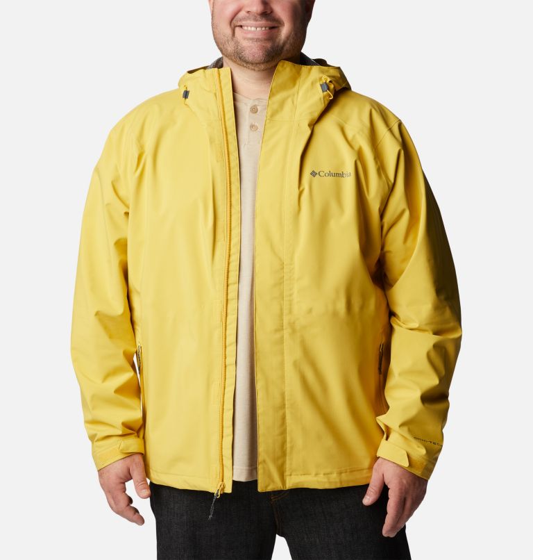 Men's Earth Explorer Rain Shell Jacket - Big, Color: Golden Nugget, image 9