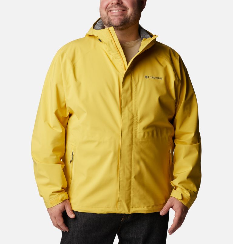 Men's Earth Explorer Rain Shell Jacket - Big, Color: Golden Nugget, image 1