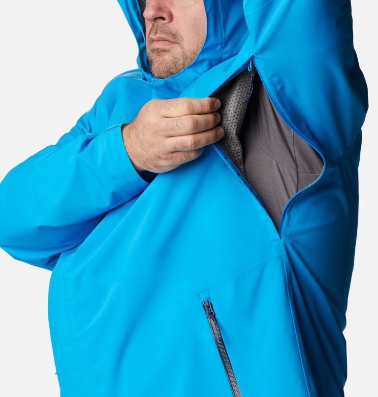 Men's Earth Explorer Rain Shell Jacket - Big, Color: Compass Blue, image 7