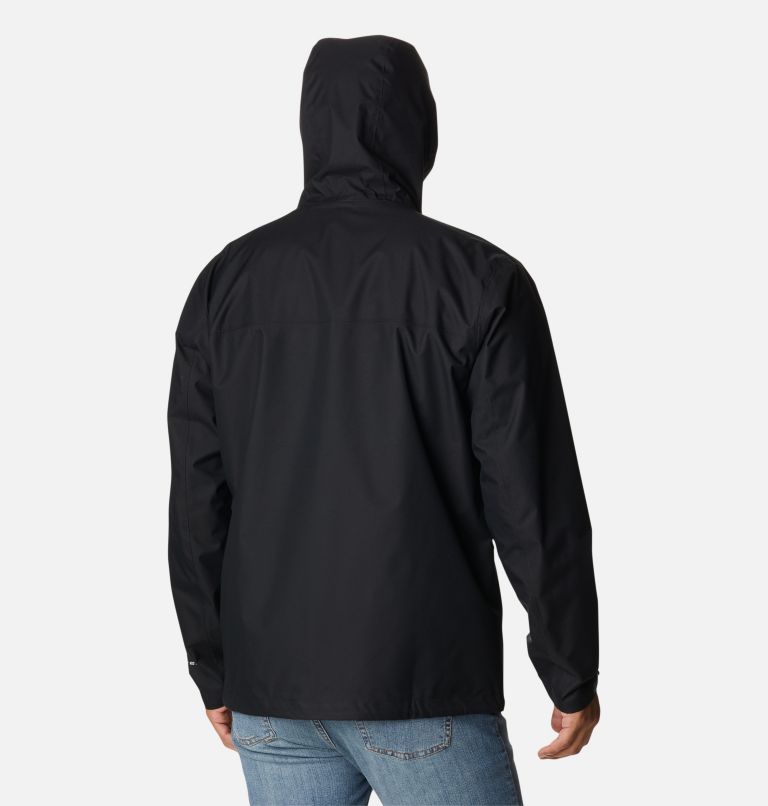 Men's Hikebound Rain Jacket, Color: Black
