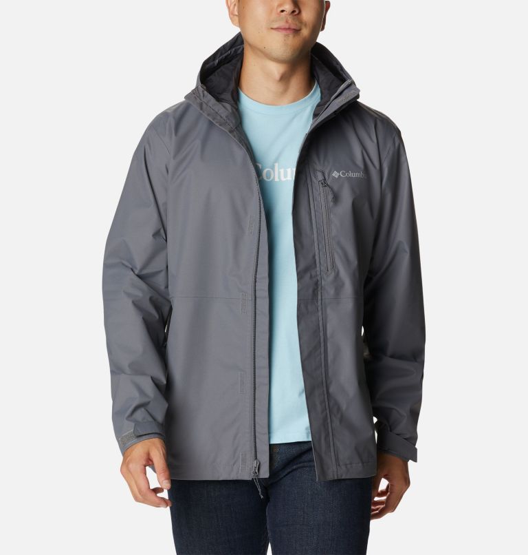 Men's Hikebound Rain Jacket - Tall, Color: City Grey, image 7
