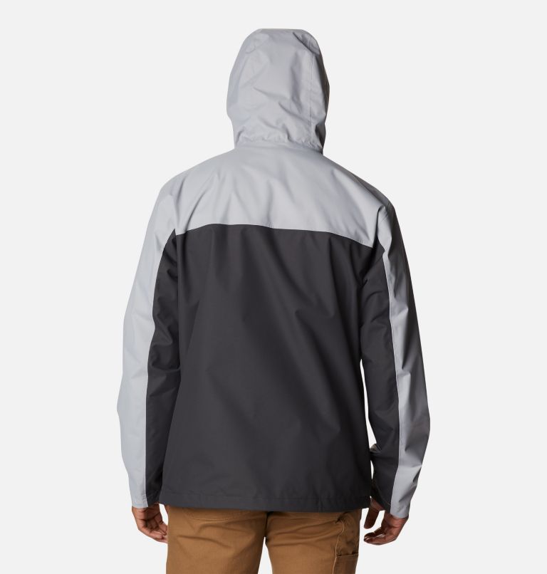 Men's Hikebound Rain Jacket, Color: Columbia Grey, Shark, image 2