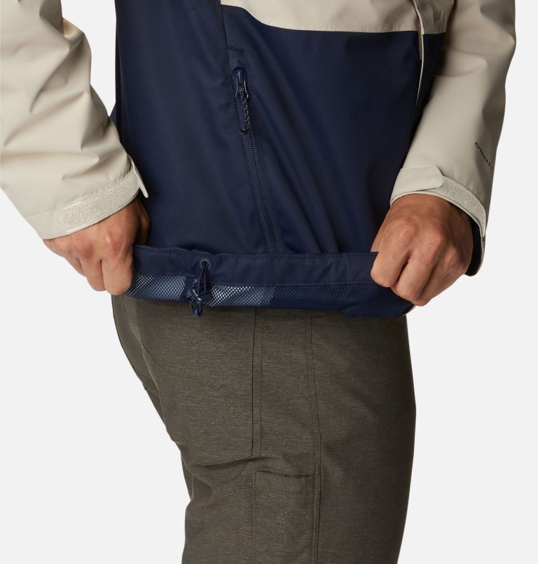 Thumbnail: Manteau Hikebound Homme, Color: Ancient Fossil, Collegiate Navy, image 7