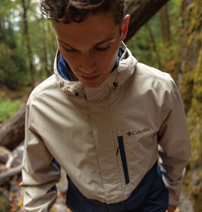 Thumbnail: Manteau Hikebound Homme, Color: Ancient Fossil, Collegiate Navy, image 9