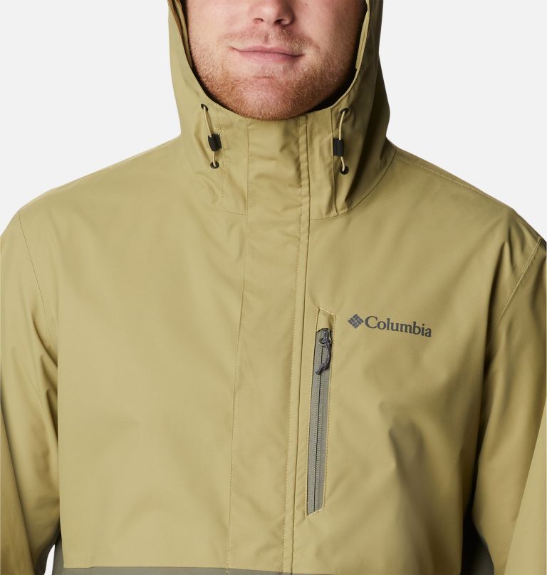 Men’s Hikebound Waterproof Shell Jacket, Color: Savory, Stone Green, image 4