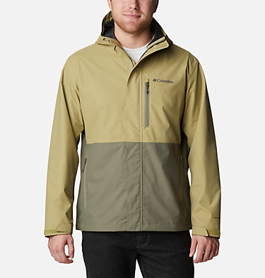 Mens Raincoat Waterproof Hooded Windbreaker Long Length Jacket Zip Lightweight 