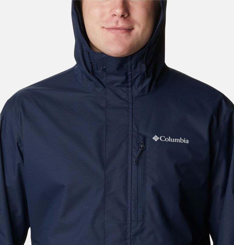 Men's Hikebound Rain Jacket, Color: Collegiate Navy, image 4