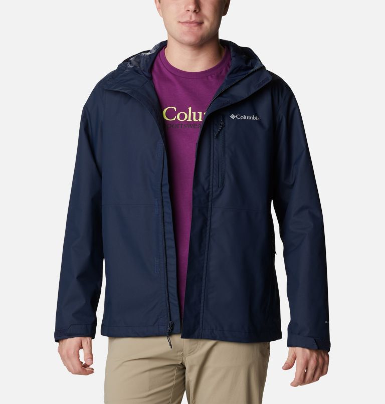 Thumbnail: Men's Hikebound Rain Jacket, Color: Collegiate Navy, image 7