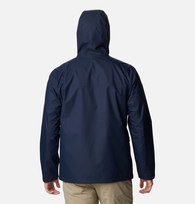 Thumbnail: Men's Hikebound Rain Jacket, Color: Collegiate Navy, image 2