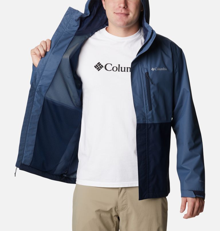 Men's Hikebound Jacket, Color: Dark Mountain, Collegiate Navy, image 5