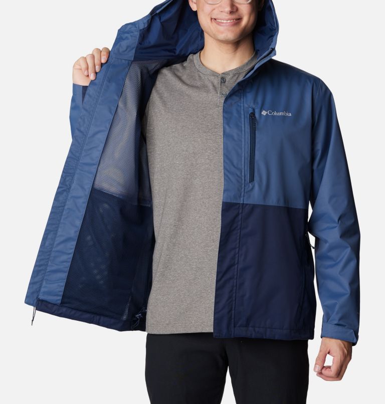 Thumbnail: Men's Hikebound Rain Jacket, Color: Dark Mountain, Collegiate Navy, image 5