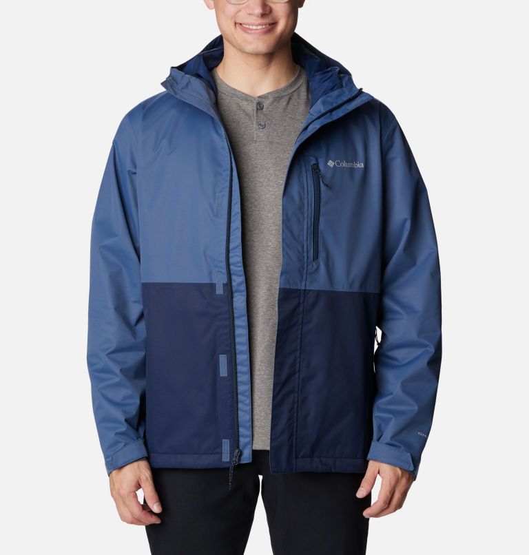 Chaqueta shell impermeable Hikebound para hombre, Color: Dark Mountain, Collegiate Navy, image 7