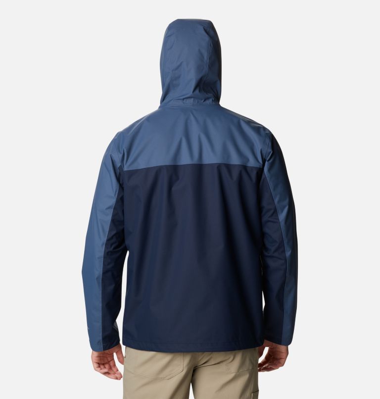 Thumbnail: Men's Hikebound Rain Jacket, Color: Dark Mountain, Collegiate Navy, image 2