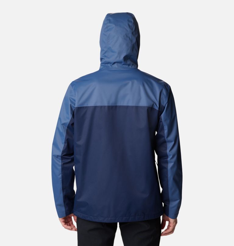 Chaqueta shell impermeable Hikebound para hombre, Color: Dark Mountain, Collegiate Navy, image 2