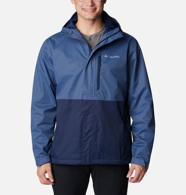 Men's Hikebound Waterproof Hiking Jacket, Color: Dark Mountain, Collegiate Navy, image 1