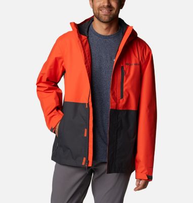 red shell jacket