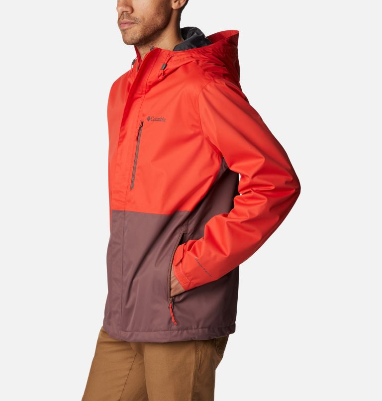Men's Hikebound Rain Jacket, Color: Spicy, Light Raisin, image 3