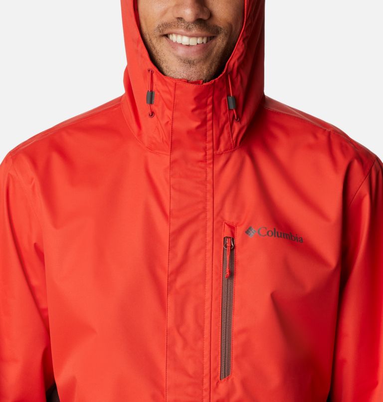 Men's Hikebound Rain Jacket, Color: Spicy, Light Raisin, image 4