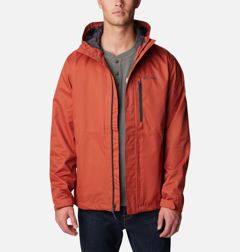 Thumbnail: Men's Hikebound Rain Jacket, Color: Warp Red, image 7