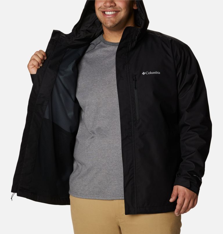 Thumbnail: Men's Hikebound Rain Jacket - Big, Color: Black, image 5
