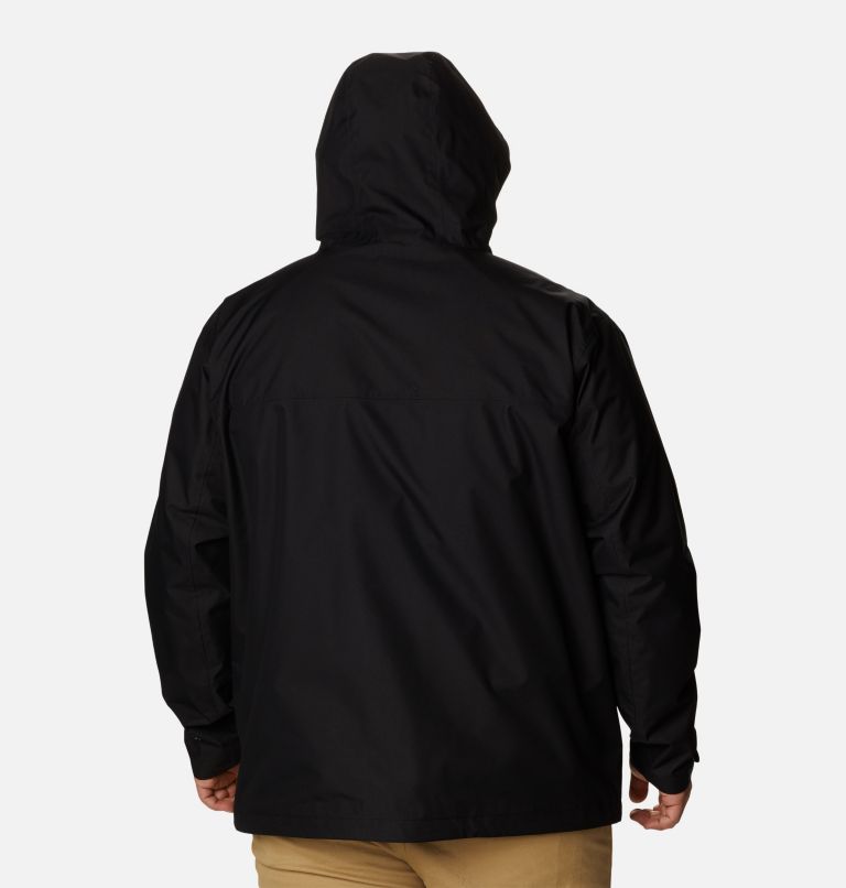 Chaqueta impermeable Hikebound para hombre - Talla grande, Color: Black, image 2