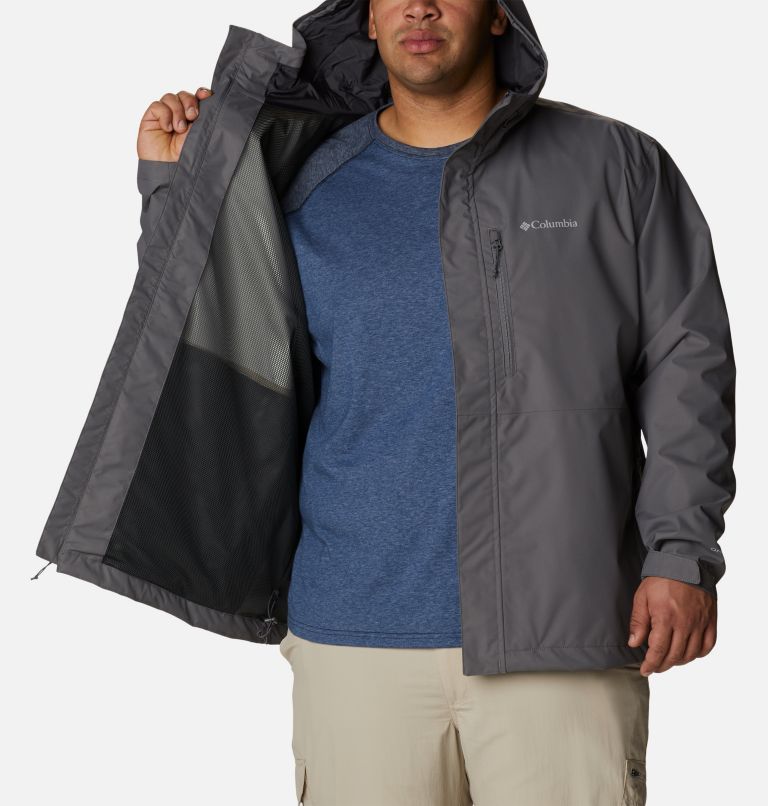 Men's Hikebound Rain Jacket - Big, Color: City Grey, image 5