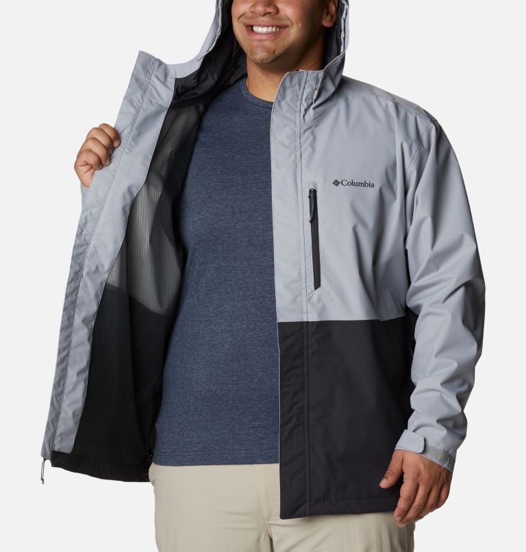 Men's Hikebound Rain Jacket - Big, Color: Columbia Grey, Shark, image 5