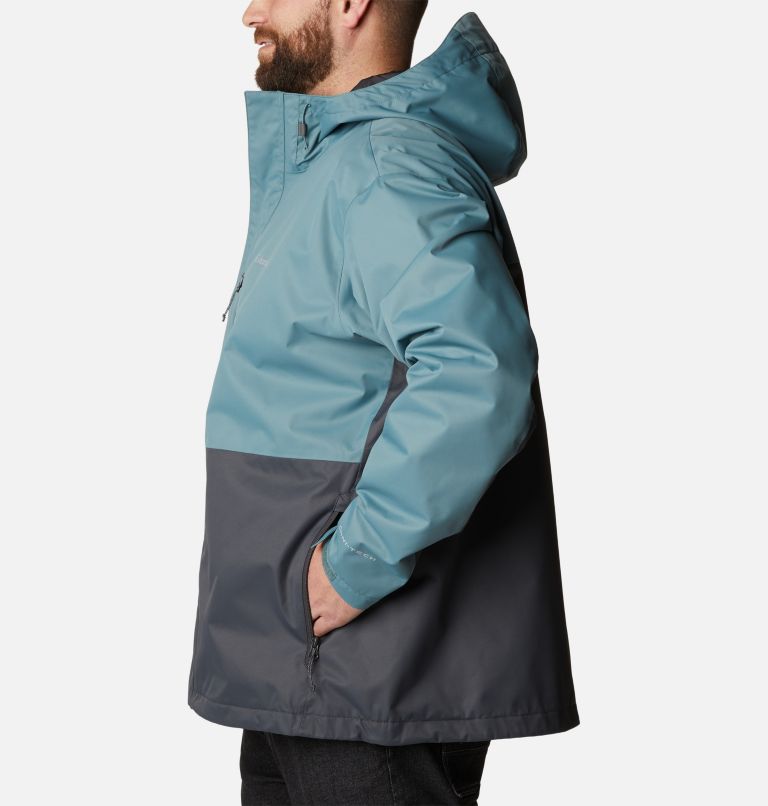 Men's Hikebound Rain Jacket - Big, Color: Metal, Shark, image 3