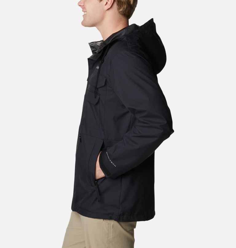 Men's Buckhollow Rain Jacket, Color: Black