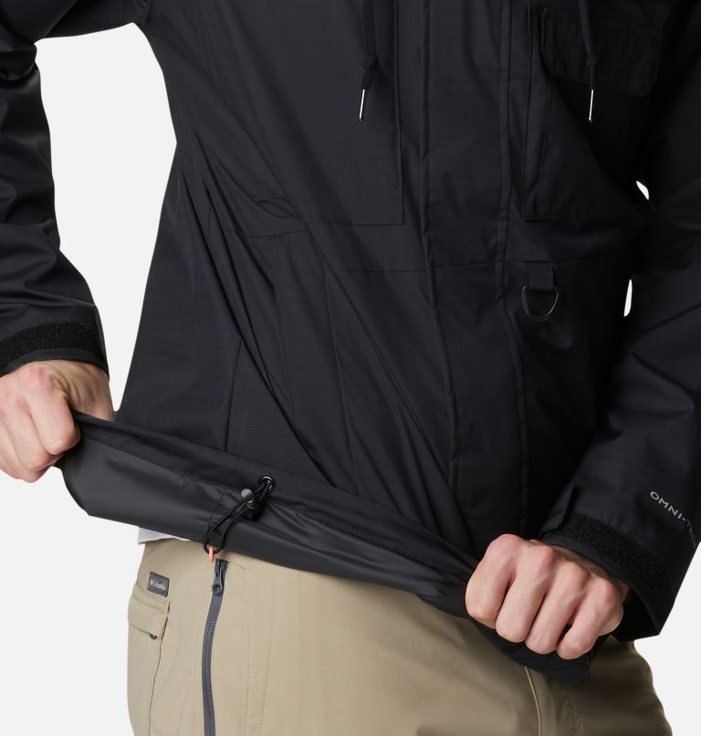 Men's Buckhollow Rain Jacket - Tall, Color: Black