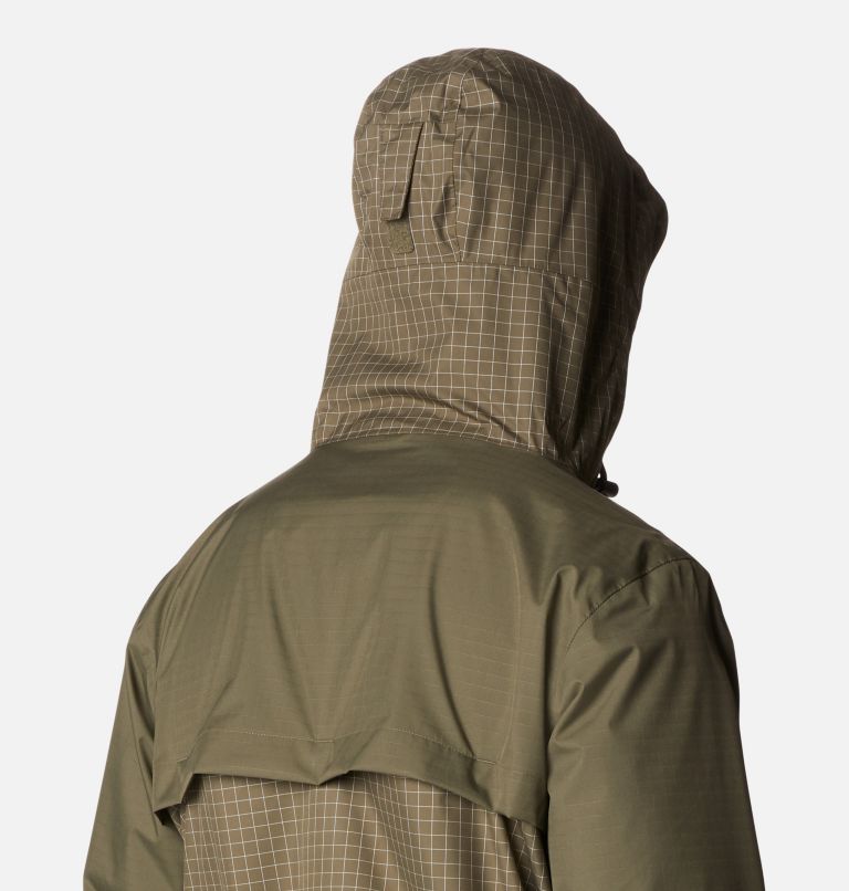 Men’s Buckhollow Waterproof Shell Jacket, Color: Stone Green, image 6