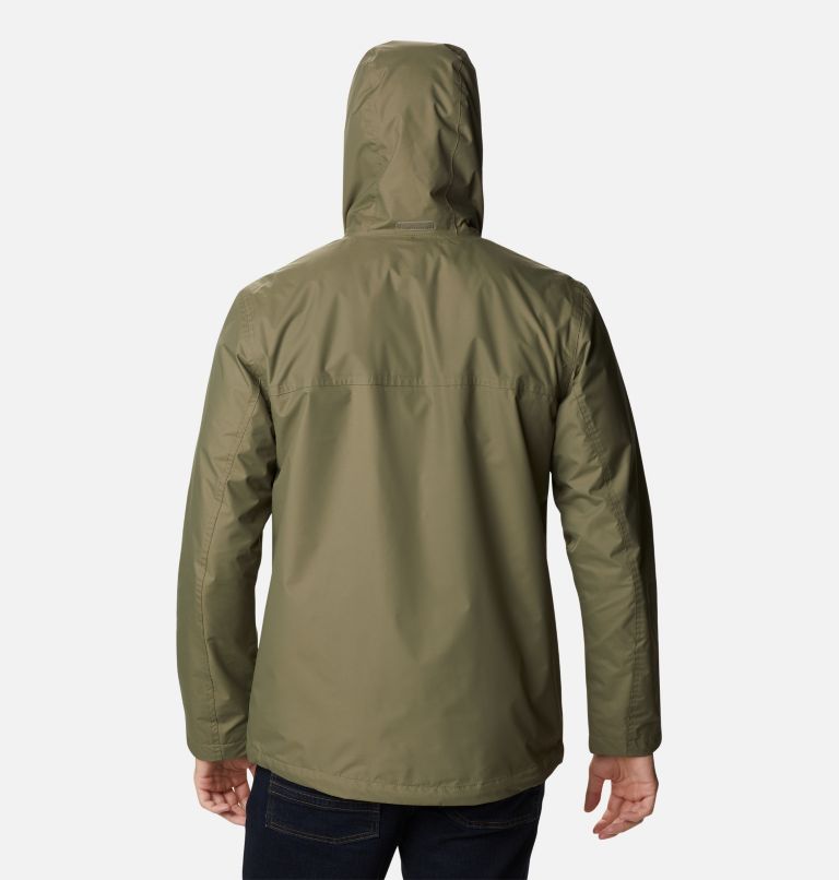 Men's Cloud Crest Jacket, Color: Stone Green, image 2