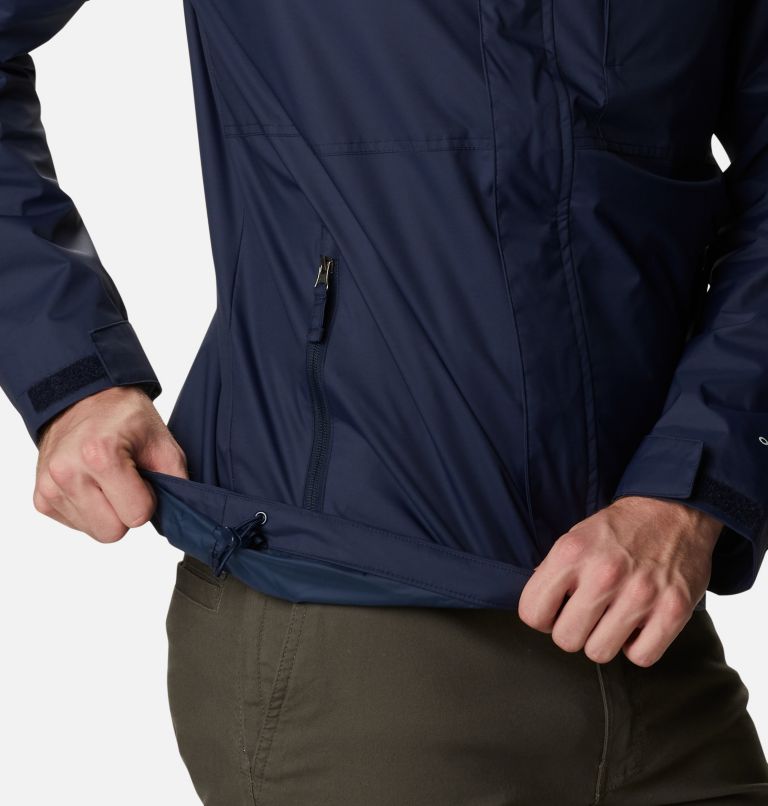 Thumbnail: Men's Cloud Crest Jacket, Color: Collegiate Navy, image 7