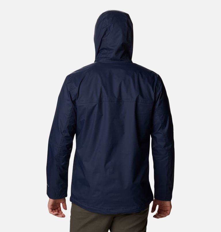 Men's Cloud Crest Rain Jacket, Color: Collegiate Navy