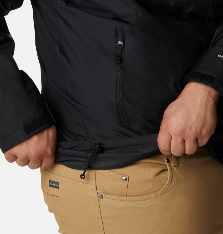 Thumbnail: Men's Cloud Crest Jacket - Big, Color: Black, image 6