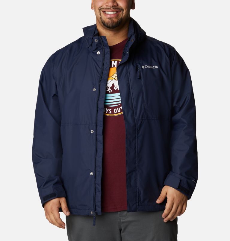 Men's Cloud Crest Rain Jacket - Big, Color: Collegiate Navy, image 8