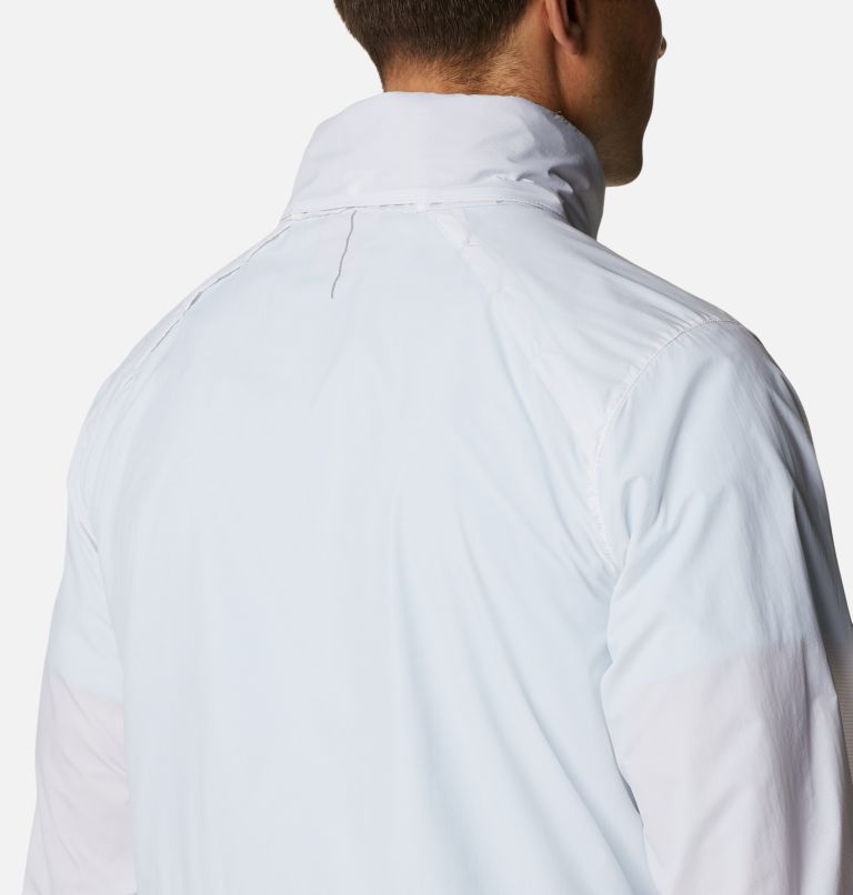 Thumbnail: Coupe-vent Alpine Chill Homme, Color: White, Columbia Grey Stripe, image 6