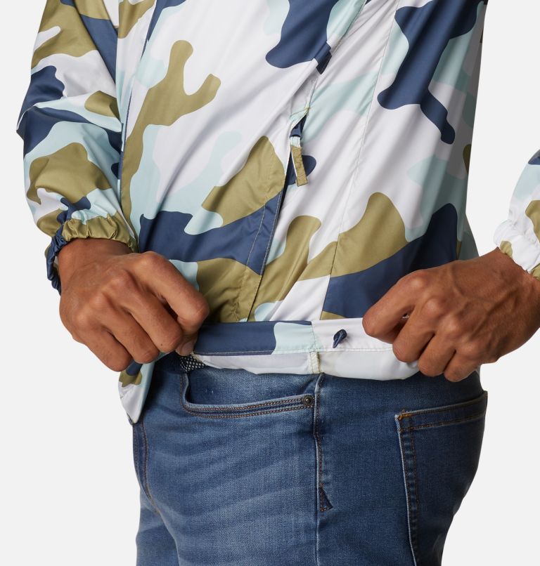 Men's Flash Challenger Novelty Windbreaker Jacket, Color: Savory Mod Camo Print