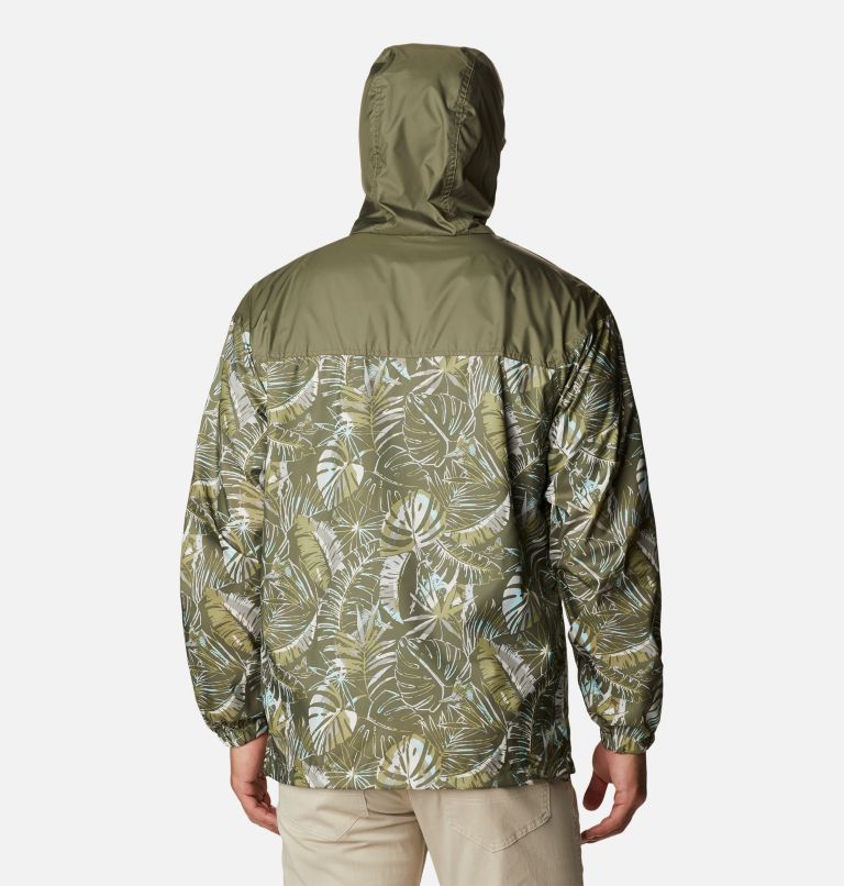 Coupe-vent Flash Challenger Novelty Homme, Color: Stone Green King Palms Multi Print, image 2