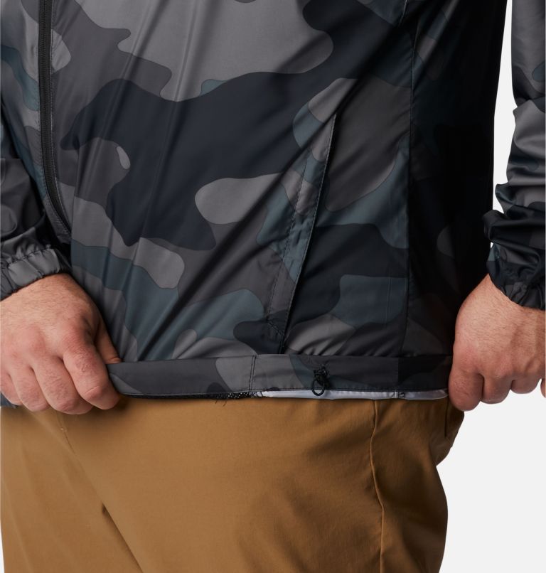 Cortavientos Flash Challenger Novelty para hombre- Tallas Grandes, Color: Black Mod Camo Print, image 6