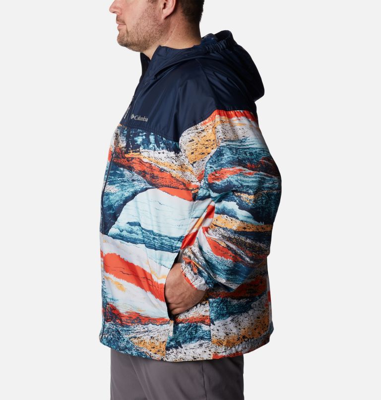 Coupe-vent Flash Challenger Novelty Homme - Tailles fortes, Color: Icy Morn Hyper Nature Print, image 3