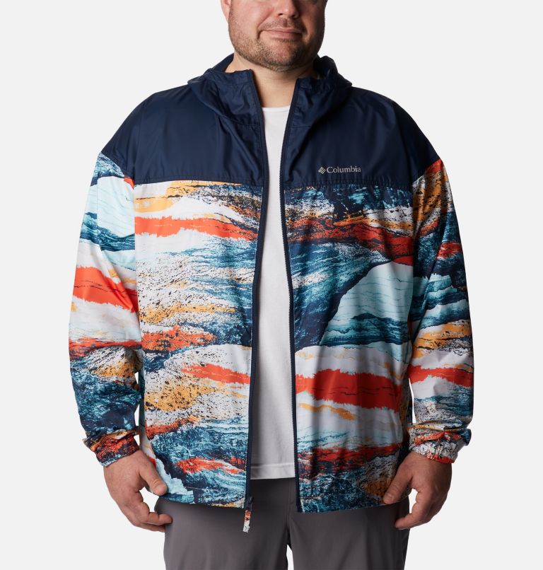 Coupe-vent Flash Challenger Novelty Homme - Tailles fortes, Color: Icy Morn Hyper Nature Print, image 7