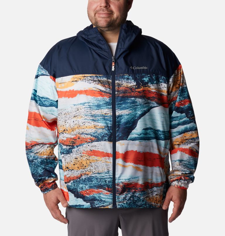 Coupe-vent Flash Challenger Novelty Homme - Tailles fortes, Color: Icy Morn Hyper Nature Print, image 1
